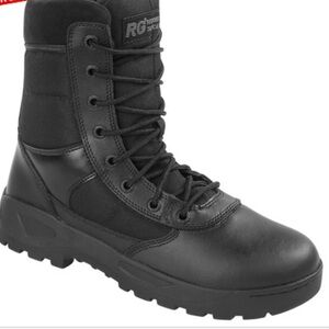 Big 5 Side Zip II WIDE Black Boots Service